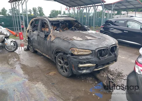 2021 BMW X3 xDrive30I из США, поврежденный, VIN 5UXTY5C03M9G46814